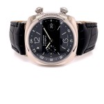 Panerai Radiomir 42mm GMT White Gold PAM00185 DV4Z7X - Beverly Hills Watch Company 