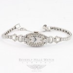 Hamilton Vintage Ladies White Gold and Diamond Watch Beverly Hills Watch Company Vintage Watches