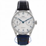 IWC Portuguese 7 Day Power Reserve Stainless Steel 42MM IW500107 QPRJ8C- Beverly Hills Watch Company Watch Store