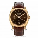 Panerai Radiomir 1940 47mm 3 Days GMT Oro Rosso PAM00570 A69FMM - Beverly Hills Watch Company 