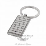 Montblanc Key Ring Stainless Steel Blue Sapphire 109402 L3XSWZ - Beverly Hills Watch Store