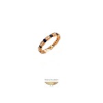 Naira & C Diamond and Sapphire Rose Gold Stackable Ring 1ZHNWX - Beverly Hills Watch and Jewelry Company 