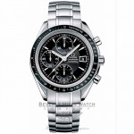 Omega Speedmaster Date 40mm Stainless Steel Bracelet Black Dial Automatic Chronograph Watch 3210-50-00 Beverly Hills Watch Company Watch Store 