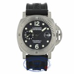 Panerai Luminor Submersible Black Dial Rubber Strap PAM00025 2HQ6VY - Beverly Hills Watch Company