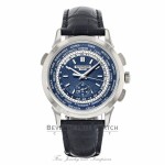 Patek Philippe Complications Blue Dial Automatic 18K White Gold 5930G-0001 915VPF - Beverly Hills Watch