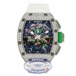 Richard Mille Mancini Edition Titanium Aftermarket Diamond RM11-01 AN Ti/046 KFZ9EY - Beverly Hills Watch