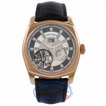 Roger Dubuis La Monegasque Flying Tourbillon Large Date 18k Rose Gold Grey Dial RDDBMG0010 J27F14 - Beverly Hills Watch Company Watch Store