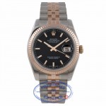 Rolex DateJust 36mm 18k Rose Gold and Stainless