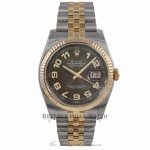 Rolex Perpetual Datejust Brown Dial Stainless Steel and 18K Yellow Gold 116233 86LD83