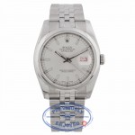 Rolex Datejust 36mm Silver Index Domed Jubilee bracelet Stainless Steel 116200 5DJ2KF - Beverly Hills Watch Company 