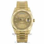 Rolex Day-Date President 40MM Yellow Gold Champagne Dial Luminescent Index Markers 228238 RU5MDK - Beverly Hills Watch Company