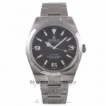 Rolex Explorer 39mm Stainless Steel Black Dial Watch 214270 1CY54F - Beverly Hills Watch Company Watch Store