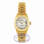 Rolex Datejust 26mm Yellow Gold President Mother of Pearl Dial 69178 QMJL13