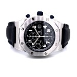Audemars Piguet Royal Oak Offshore 42mm Stainless Steel Black Dial 25770ST.OO.D001IN - Beverly Hills Watch Company 