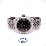 Rolex Datejust 28mm Fluted Bezel Dark Grey Jubilee 279174 XU8TMX - Beverly Hills Watch Company