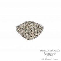 Pave Pinky Chocolate Diamond White Gold Ring by Naira & C FGHBWH - Beverly Hills Watch