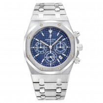 Audemars Piguet Royal Oak Chronograph 39MM Stainless Steel Blue Dial 25860ST.OO.1110ST.03 - Beverly Hills Watch Company
