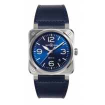 Bell & Ross BR03 Blue Dial 41mm BR03A-BLU-ST/SCA - Beverly Hills Watch Company