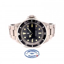 Rolex Submariner Vintage 40mm Stainless Steel Black Dial Bracelet 5513 2NXCCV - Beverly Hills Watch Company