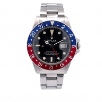 Rolex GMT Master Stainless Steel Pepsi Vintage Watch 1675 - Beverly Hills Watch Company