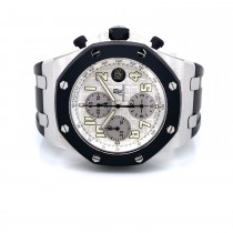 Audemars Piguet Royal Oak Offshore 42MM Chronograph White Dial  25940SK.OO.D002CA.02A - Beverly Hills Watch Company