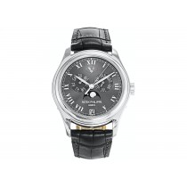 Patek Philippe Annual Calendar Power Reserve Grey Dial 5056p-001 - Beverly Hills Watch Company