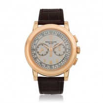 Patek Philippe Complications Chronograph 42mm Rose Gold Silver Dial 5070R-001 - Beverly Hills Watch Company