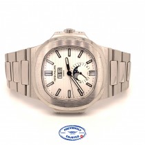 Patek Philippe Nautilus Annual Calendar Stainless Steel Silver Dial 5726/1A-010 2ZV9FJ - Beverly Hills Watch Company 