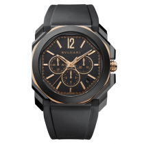 Bvlgari Octo Velocissimo 41 mm DLC Chronograph 103075 - Beverly Hills Watch Company