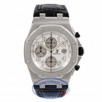 Audemars Piguet Royal Oak Offshore Stainless Steel Bracelet Silver Dial Chronograph Watch 26020ST.OO.D001IN.02.A FUT5DX - Beverly Hills Watch Company Watch Store
