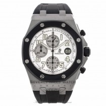 Audemars Piguet Royal Oak Offshore 42MM Chronograph Stainless Steel White Dial 25940SK.OO.D002CA.02A ZZQ1LF - Beverly Hills Watch Company