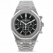 Audermars Piguet Royal Oak Chronograph 41mm Stainless Steel Black Dial 26320ST.OO.1220ST.01 AHEFJA - Beverly Hills Watch Company Watch Store