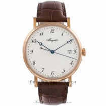 Breguet Classique 38MM 18k Rose Gold White Dial Automatic 55 Hour Power Reserve 5177BR299V6 XFR6JQ - Beverly Hills Watch Company Watch Store