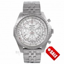 Breitling Bentley Motors T Speed Stainless Steel Chronograph Silver Dial A2536513/G675 N7L26H - Beverly Hills Watch Company