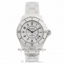 Chanel J 12 White Ceramic 38MM Automatic White Dial H0970 WIUJQK - Beverly Hills Watch Company Watch Store