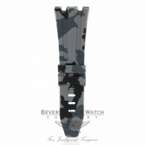 Horus Graphite Rubber Strap for Audemars Piguet 42mm Tang Buckle U4XH2R U4XH2R - Beverly Hills Watch Company 