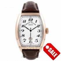 Franck Muller Cintree Curvex Vintage 18k Rose Gold 39MM White Dial 8880 B SC DT VIN - K3SFZF - Beverly Hills Watch Company Watch Store