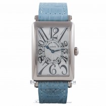 Franck Muller Long Island 18Kt White Gold Ladies Medium Watch 952QZ Beverly Hills Watch Company Watches