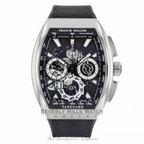 Franck Muller Vanguard Grande Date Chronograph Stainless Steel V45CCGDSQTACB J1K2CW - Beverly Hills Watch