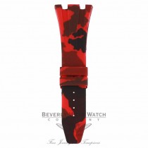 Horus Red Camouflage Rubber Audemars Piguet 42mm Strap ENAD4T - Beverly Hills Watch