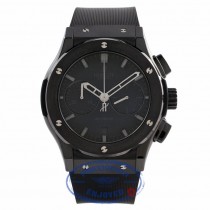 Hublot Classic Fusion All Black Chronograph Black Ceramic Case and Bezel Black Dial Automatic Watch 521.CM.1110.RX RHYW8D - Beverly Hills Watch Store
