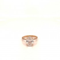 Naira & C Diamond Oval Ring 3.01ct N0PWA9 - Beverly Hills Watch Company