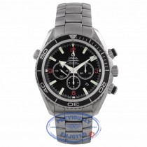 Omega Planet Ocean Chronograph 46MM Stainless Steel Black Dial Black Bezel Bracelet 2910.51.82 Y5037Z - Beverly Hills Watch Company Watch Store