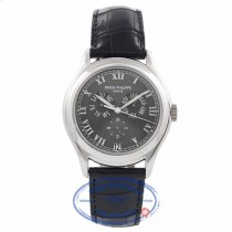 Patek Philippe Annual Calendar 37MM Platinum 5035P-001 16Z16Z - Beverly Hills Watch Company Watch Store