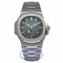 Patek Philippe Nautilus Stainless Steel Blue Dial 5712-1A X6EH50 - Beverly Hills Watch Store