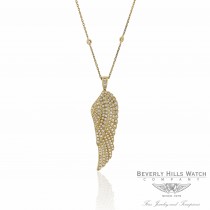 Angel Wing Pendant Yellow Gold and Diamonds Naira & C UMTJLV - Beverly Hills Watch Company