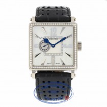 Roger Dubuis Golden Square 34mm 18k White Gold Diamond Bezel GS34 WZ8318 - Beverly Hills Watch