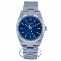 Rolex Air-King 34mm Stainless Steel Blue Dial 14000 8LK7UF