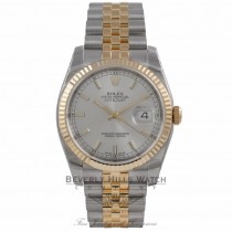 Rolex Perpetual Datejust Silver Dial Stainless Steel and 18K Yellow Gold 116233 MJXDL8 - Beverly Hills Watch Company Watch Store