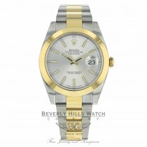 Rolex Datejust II 41mm Domed Bezel Yellow Gold Stainless Steel 126303 PKH32V - Beverly Hills Watch